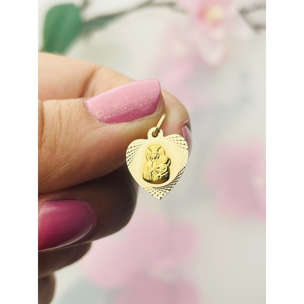 Anhänger Madonna Maria Goldanhänger Erstkommunion 585er 14KT