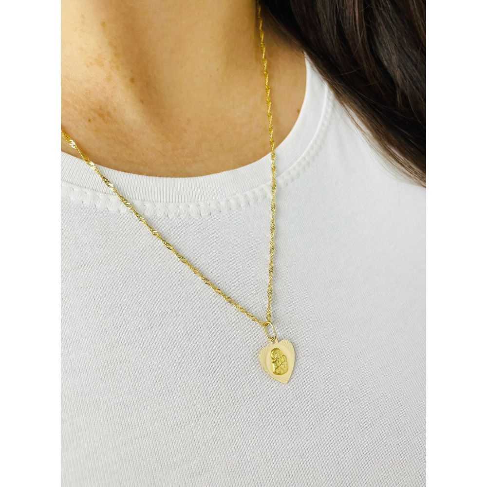 Anhänger Madonna Maria Goldanhänger Erstkommunion 585er 14KT