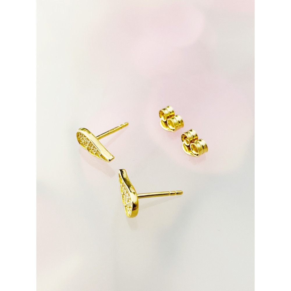 copy of Złote kolczyki wiszące patyczki