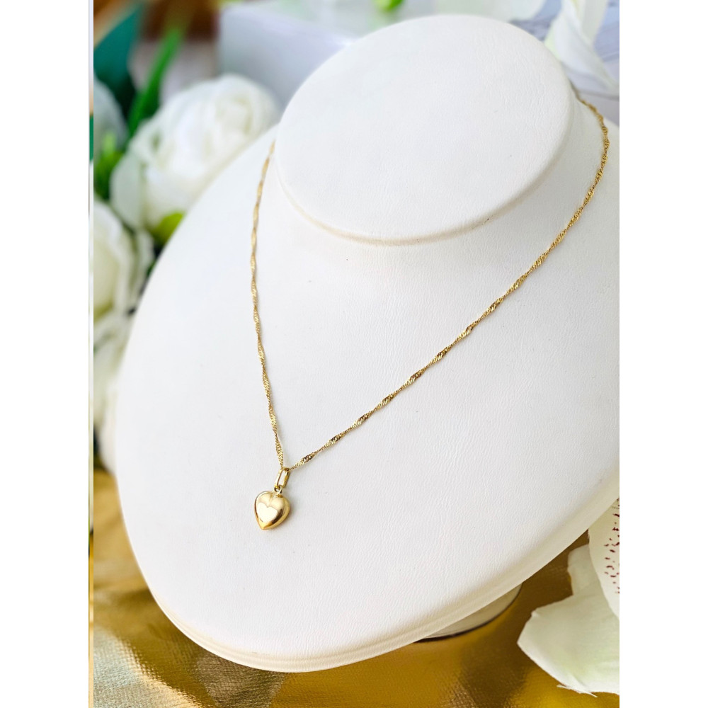 Anhänger Kettenanhänger Gold Goldanhänger Herz 333er 8KT