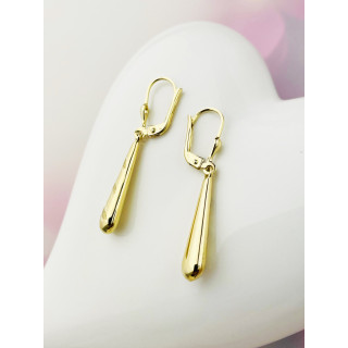 Gold Ohrringe Ohrhänger Ohrstecker Ohrschmuck Paar Gelbgold 585er 14KT