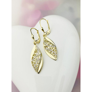 Gold Ohrringe Ohrhänger Ohrstecker Ohrschmuck Paar Gelbgold 585er 14KT