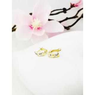 Ohrringe Ohrhänger Ohrstecker Ohrschmuck Gelbgold Paar 585er 14KT