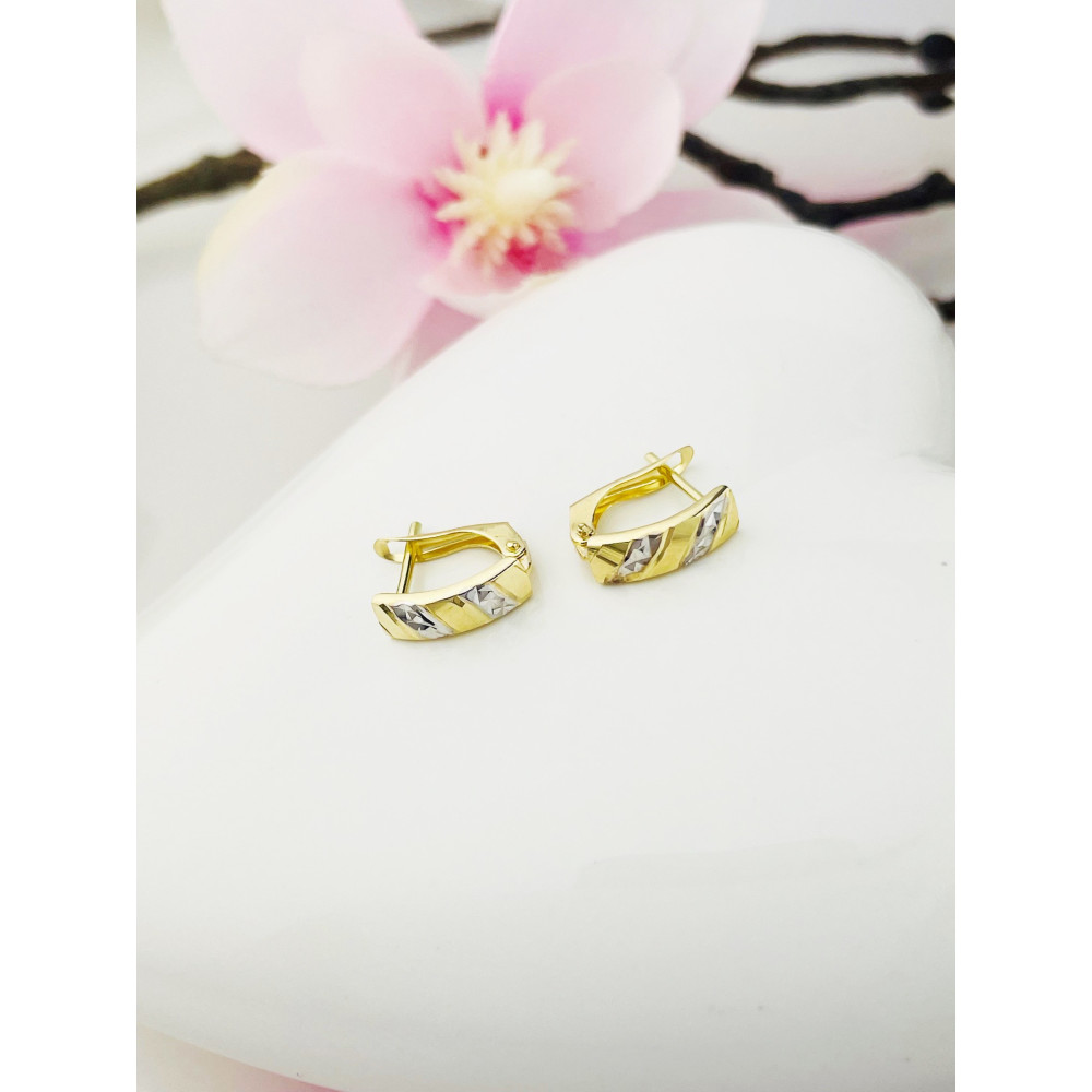 Ohrringe Ohrhänger Ohrstecker Ohrschmuck Gelbgold Paar 585er 14KT