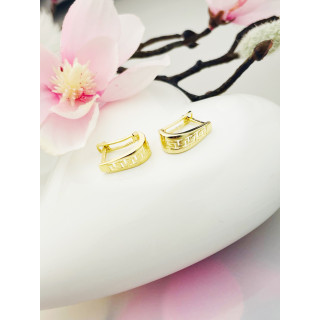 griechisch Ohrringe Ohrhänger Ohrstecker Ohrschmuck Gelbgold Paar 585er 14KT