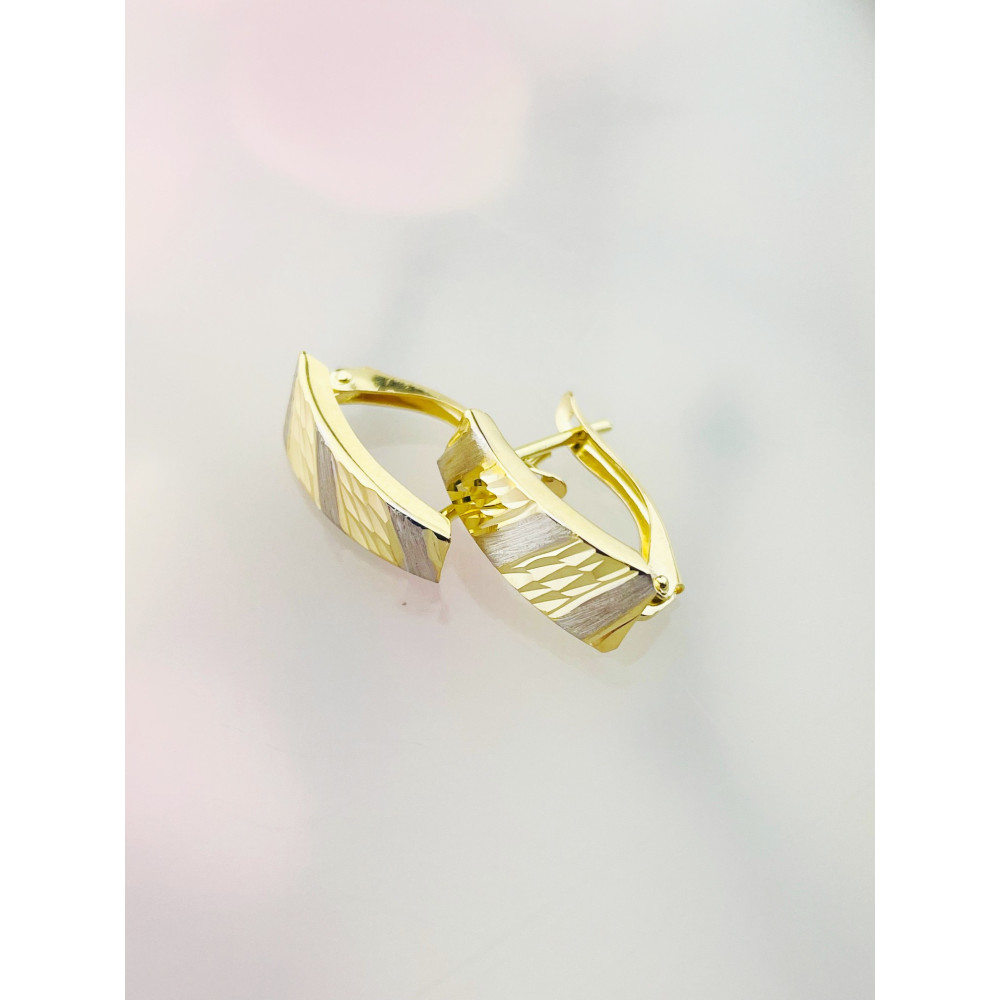 Ohrringe Ohrhänger Ohrstecker Ohrschmuck Gelbgold Paar 585er 14KT