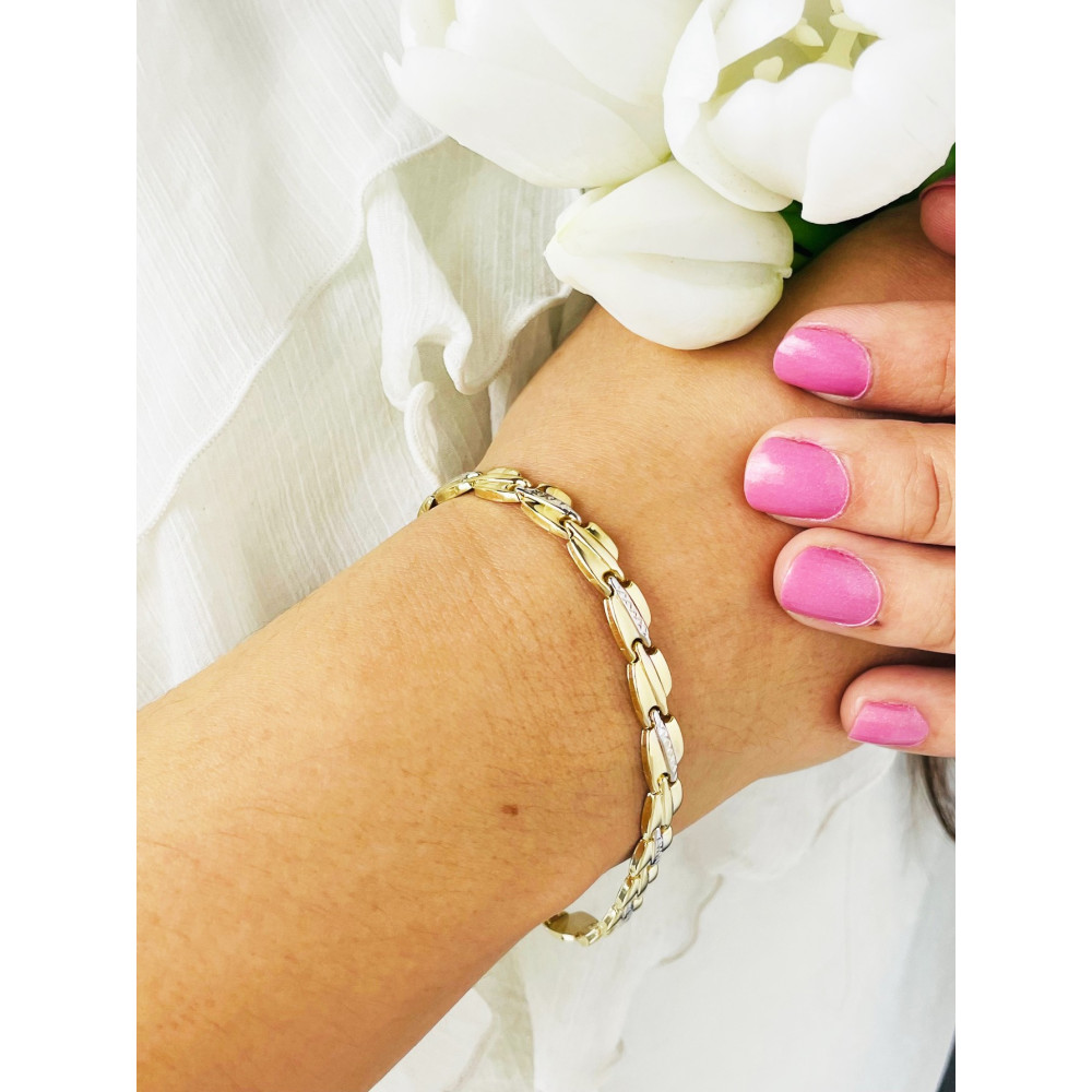 Damen Goldarmband Armband Armkette Gelbgold 585er 14KT