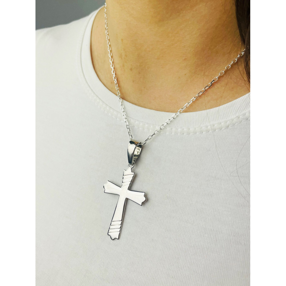 Silber Anhänger Kreuz  Erstkommunion Taufe