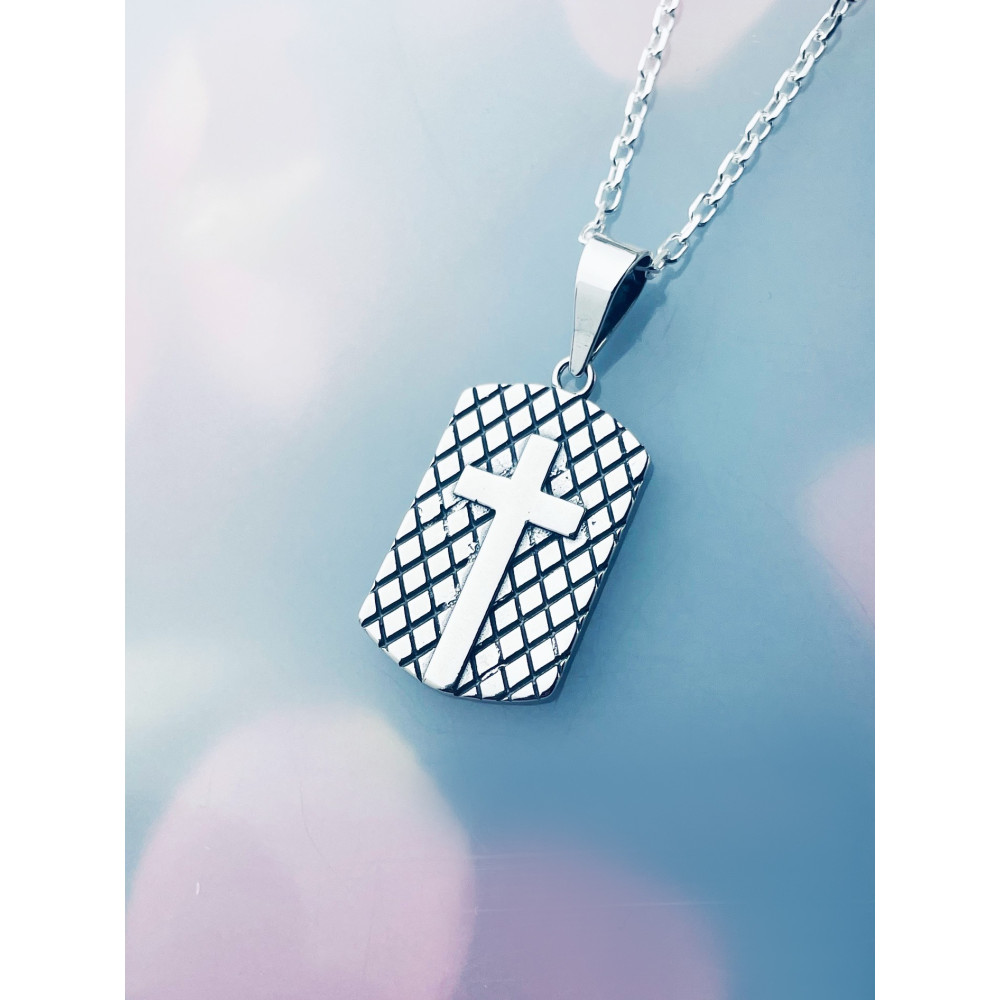 Silber Anhänger Kreuz  Erstkommunion 925er