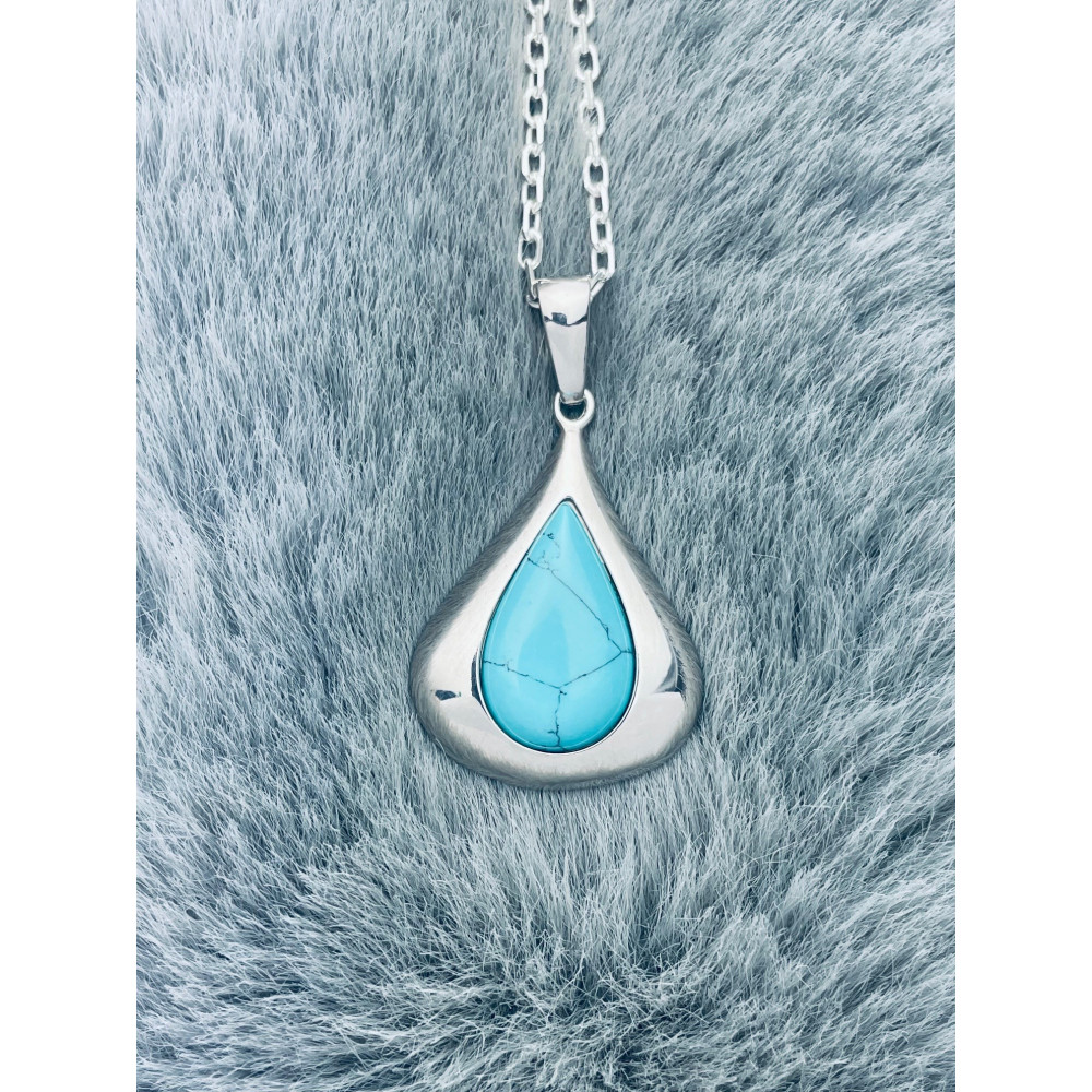 925 Silber Anhänger mit Türkis