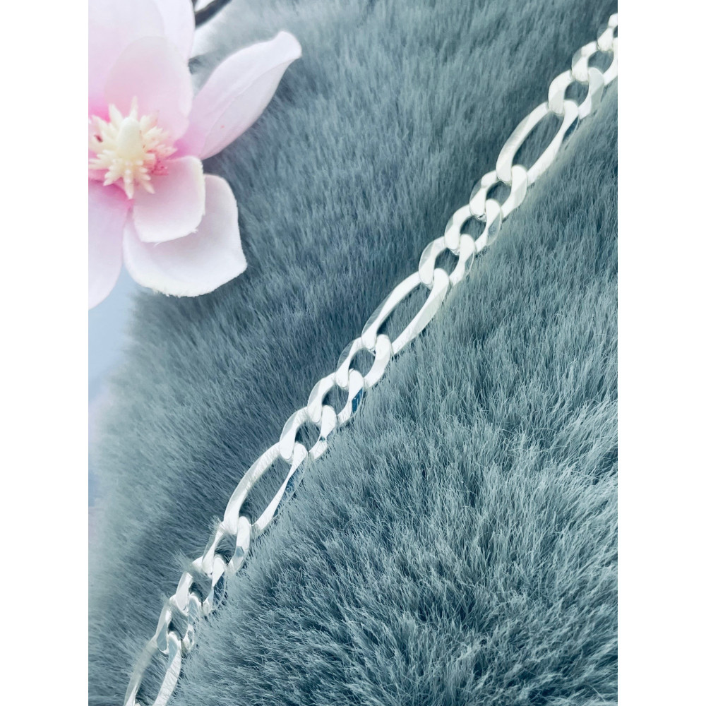 Silber 925 Figarokette Armband