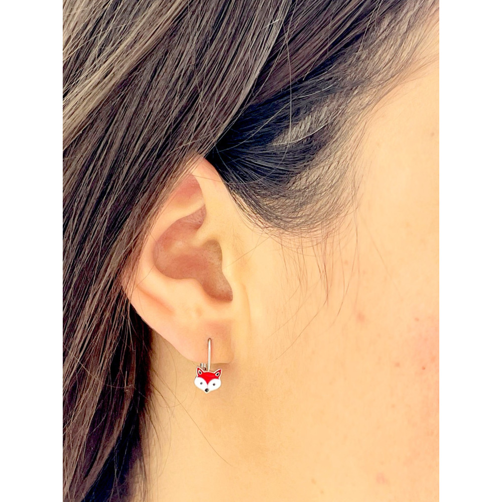 copy of Złote kolczyki przecinki z cyrkoniami