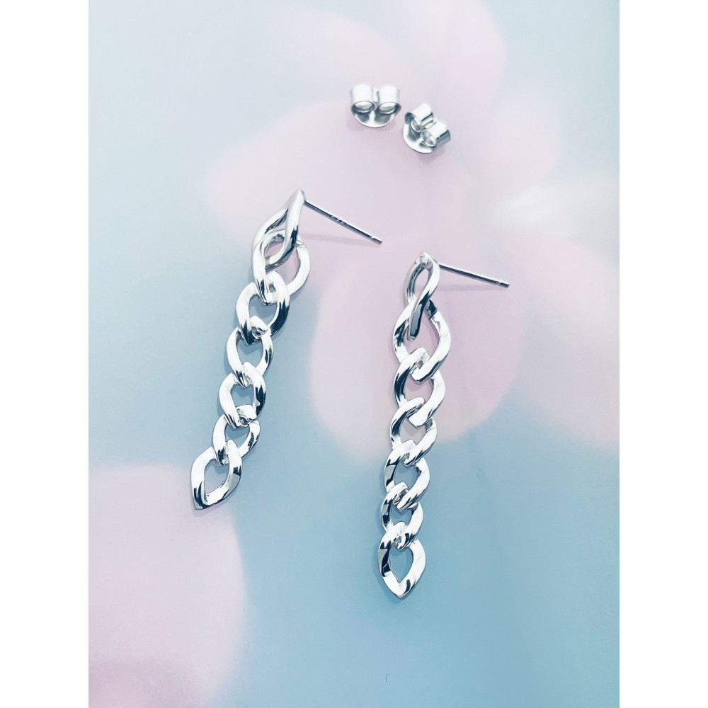 Kette 925 Silber Ohrringe