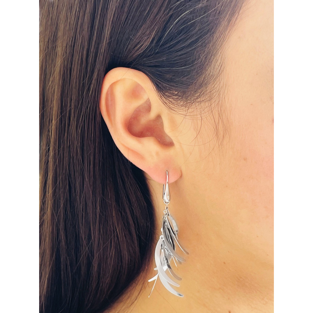 Tropenohrringe 925 Silber Ohrringe