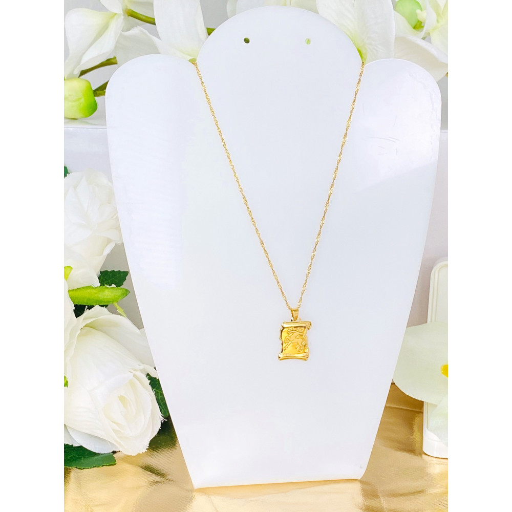 Złota zawieszka wisiorek znak zodiaku strzelec