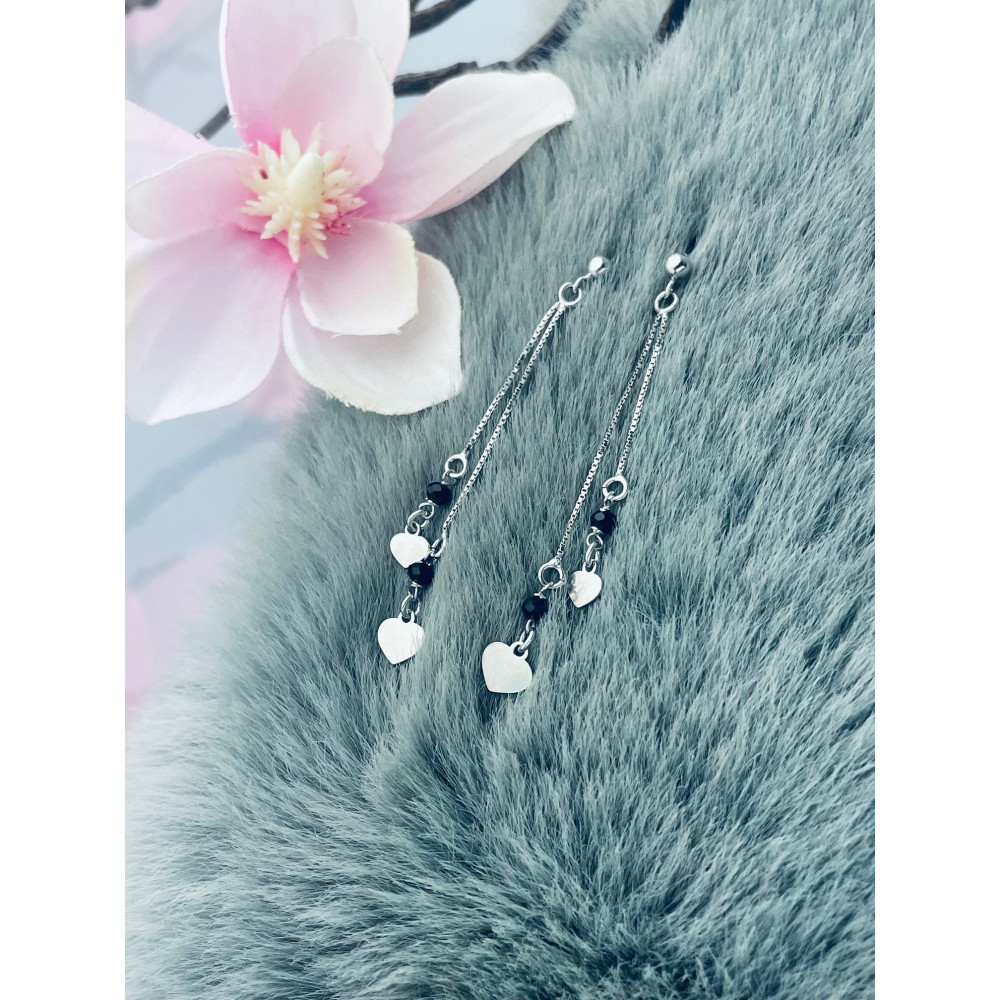 copy of Złote kolczyki przecinki z cyrkoniami