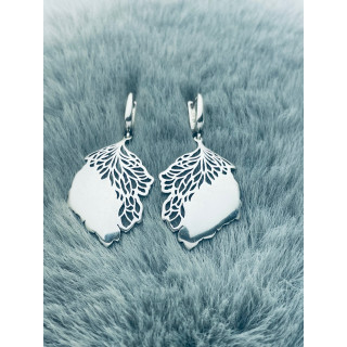 copy of Złote kolczyki przecinki z cyrkoniami