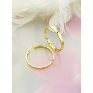 copy of Złote kolczyki kuleczki z cyrkoniami dwukolorowe