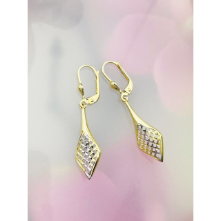 Gold Ohrringe Ohrhänger Ohrstecker Ohrschmuck Paar Gelbgold 585er 14KT