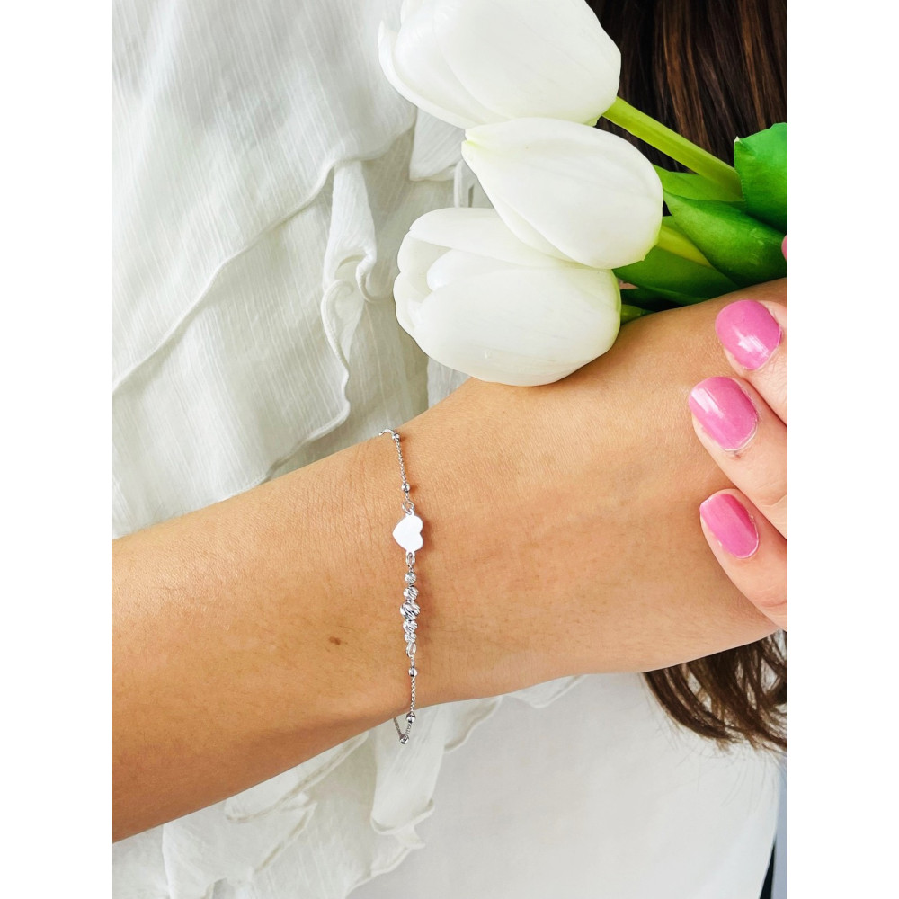 Herz Armband 925 Silber Damen Kinder