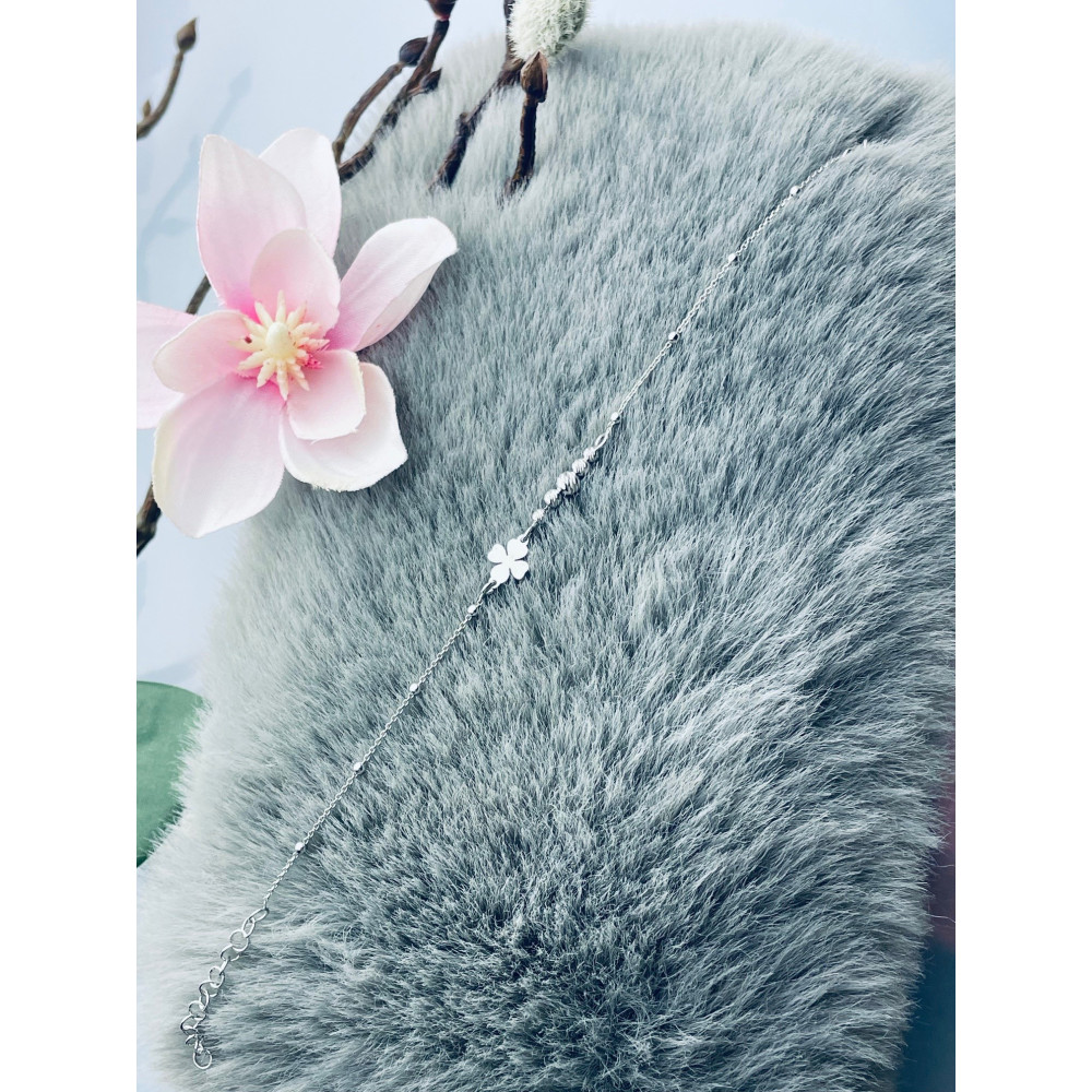 Kleeblatt Armband 925 Silber Damen Kinder