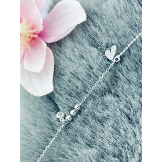 Herz Armband 925 Silber mit Zirkonia Damen Kinder