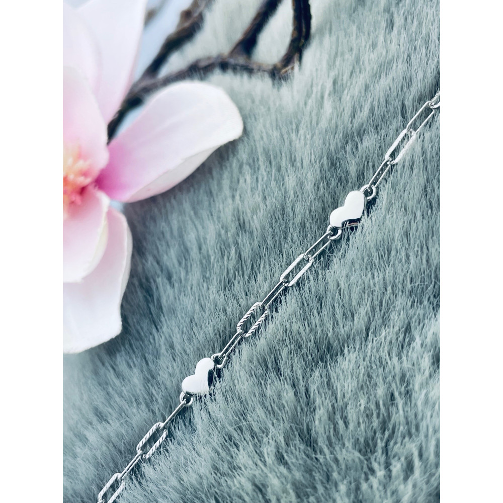 Herz Armband 925 Silber Damen Kinder