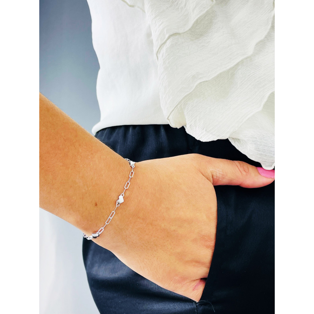 Herz Armband 925 Silber Damen Kinder