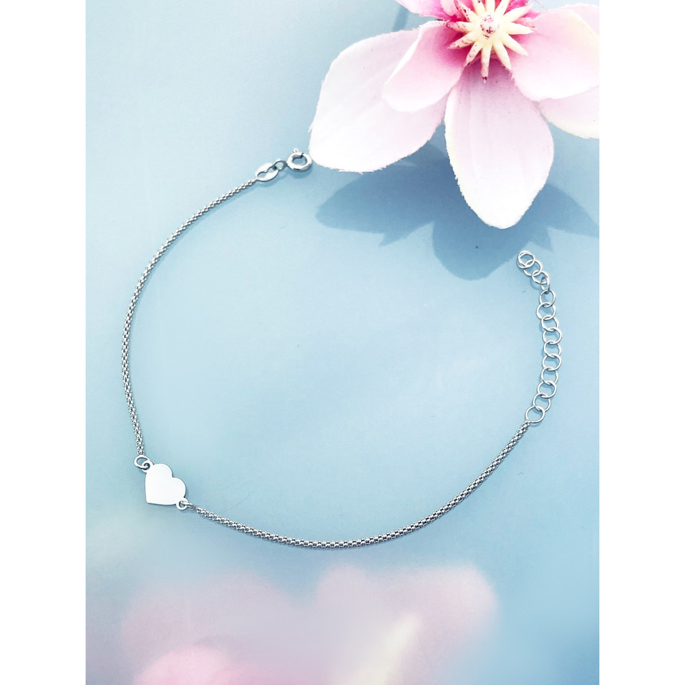 Herz Armband 925 Silber Damen Kinder