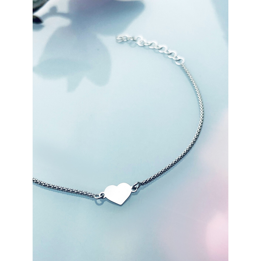 Herz Armband 925 Silber Damen Kinder
