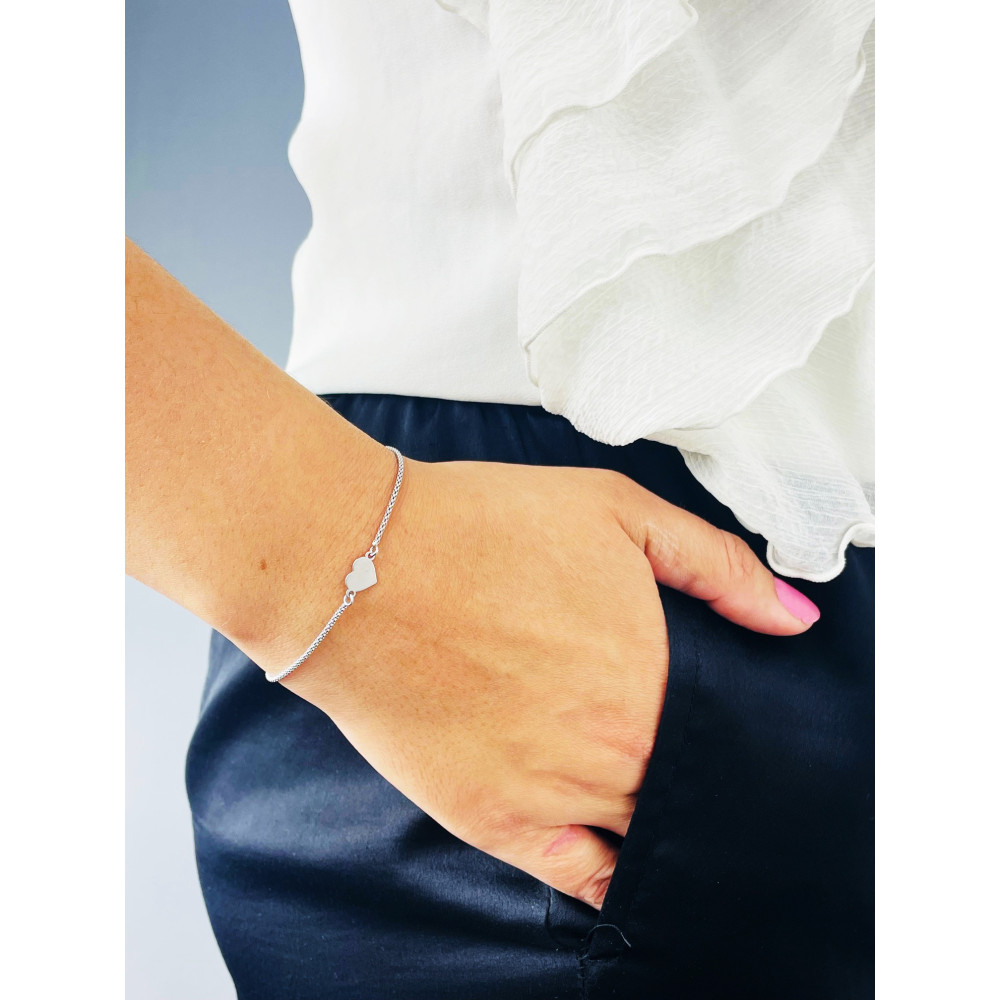 Herz Armband 925 Silber Damen Kinder