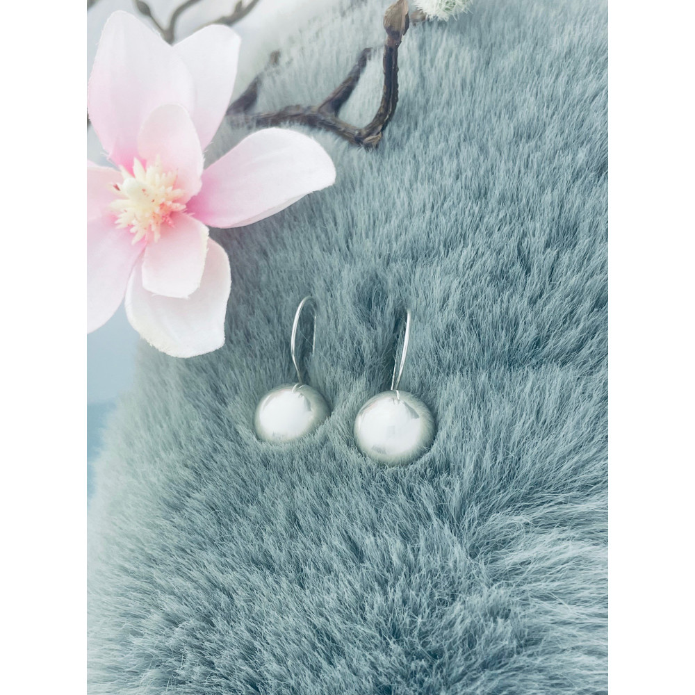 Kugel 925 Silber Ohrringe Damen