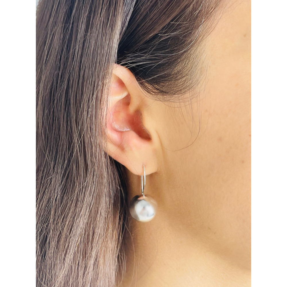 Kugel 925 Silber Ohrringe Damen