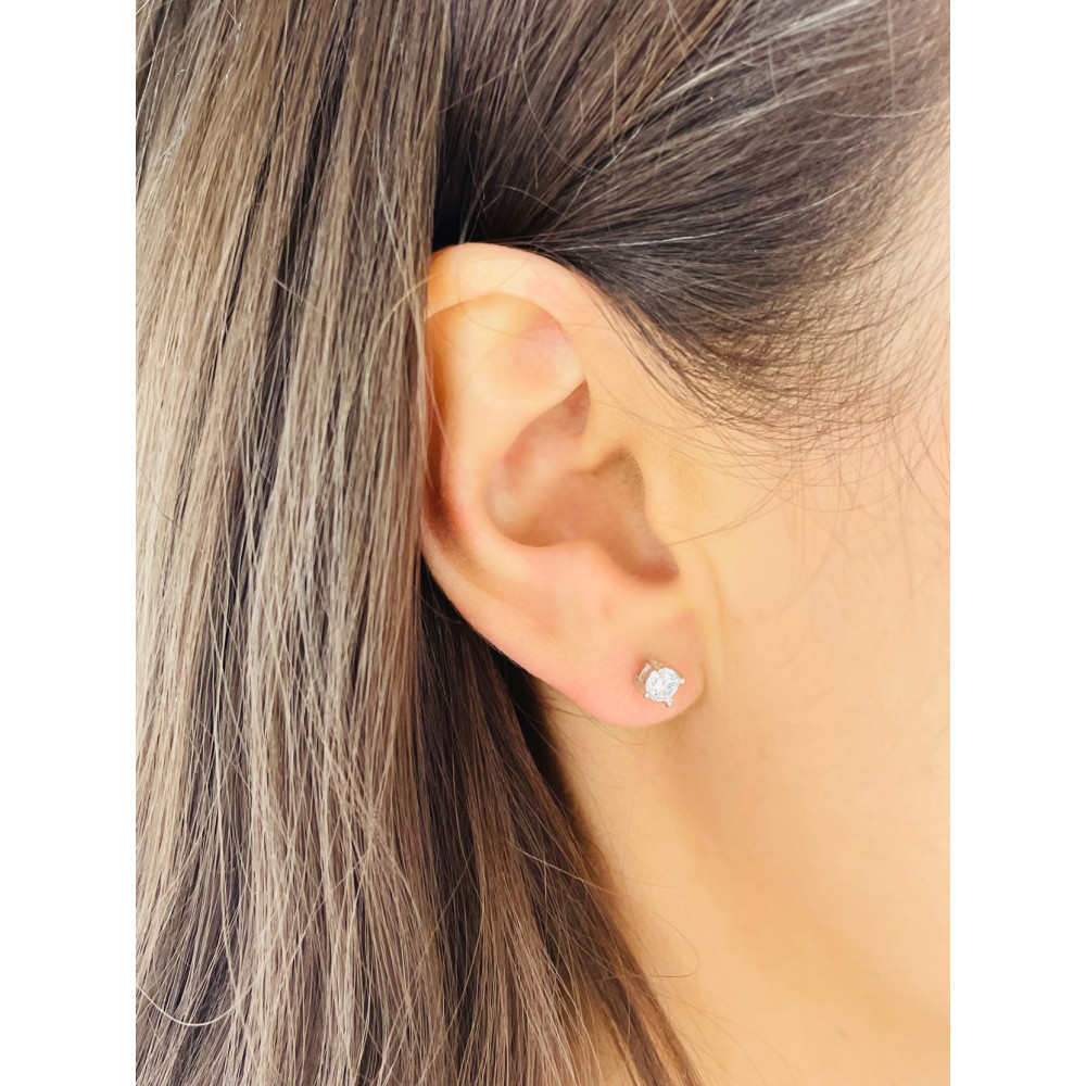 925 Silber Ohrringe mit Zirkonia