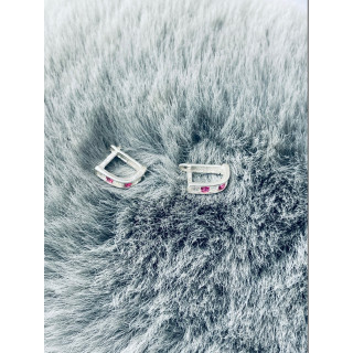 copy of Złote kolczyki przecinki z cyrkoniami