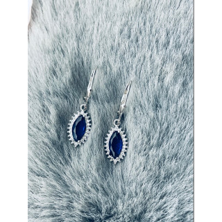 Träne 925 Silber Ohrringe mit Zirkonia