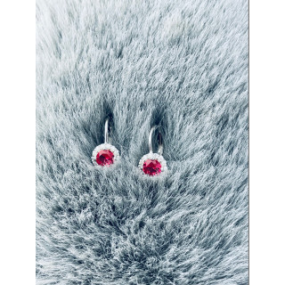 copy of Złote kolczyki przecinki z cyrkoniami