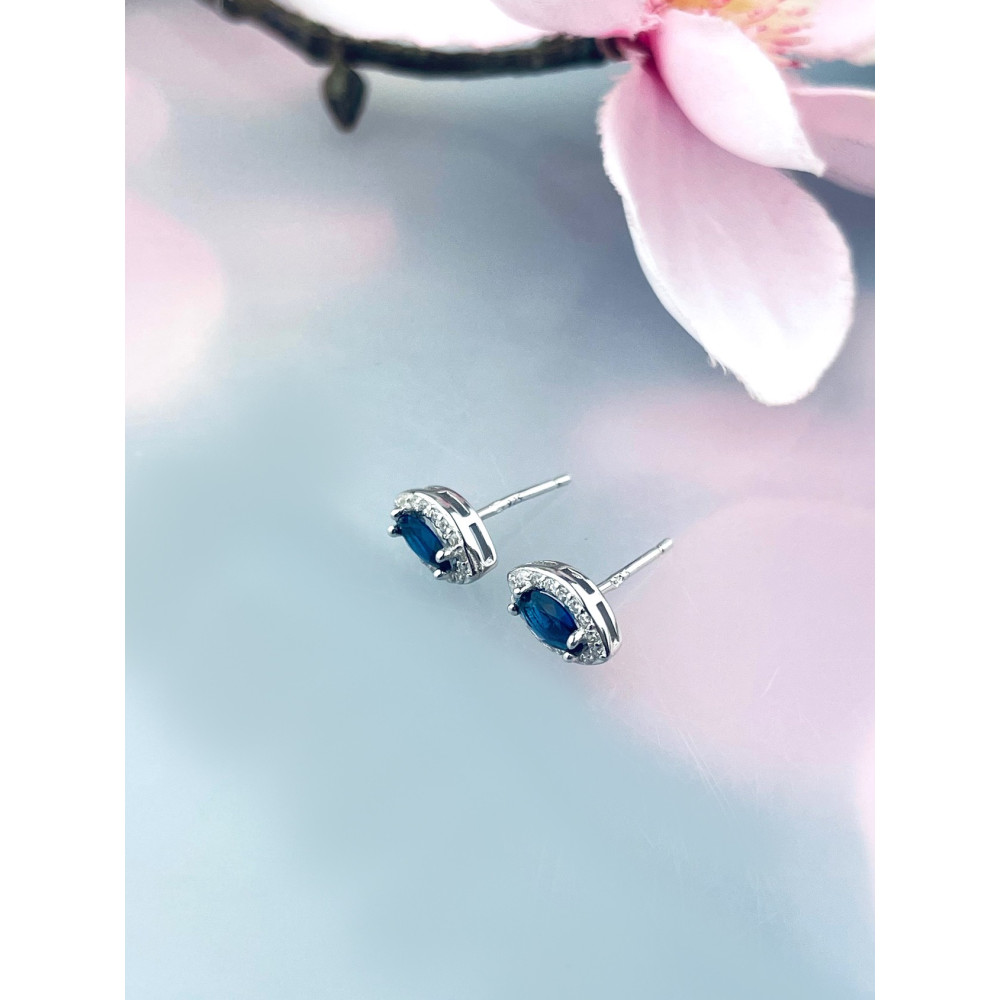 Träne 925 Silber Ohrringe mit Zirkonia