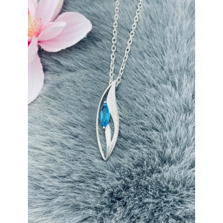 Katzenauge 925 Silber Damen Medaillon Anhänger mit Zirkonia