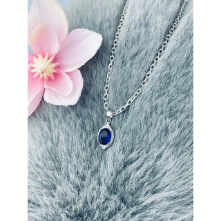 Träne 925 Silber Damen Medaillon Anhänger mit Zirkonia