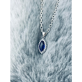 Träne 925 Silber Damen Medaillon Anhänger mit Zirkonia