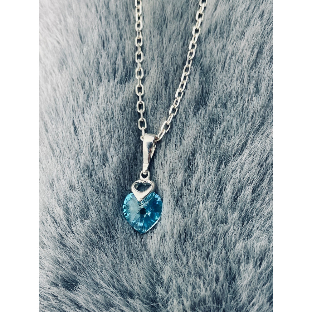 925 Silber Damen Medaillon Anhänger Herz mit Zirkonia