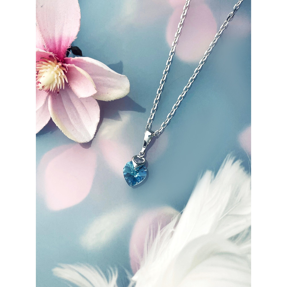 925 Silber Damen Medaillon Anhänger Herz mit Zirkonia