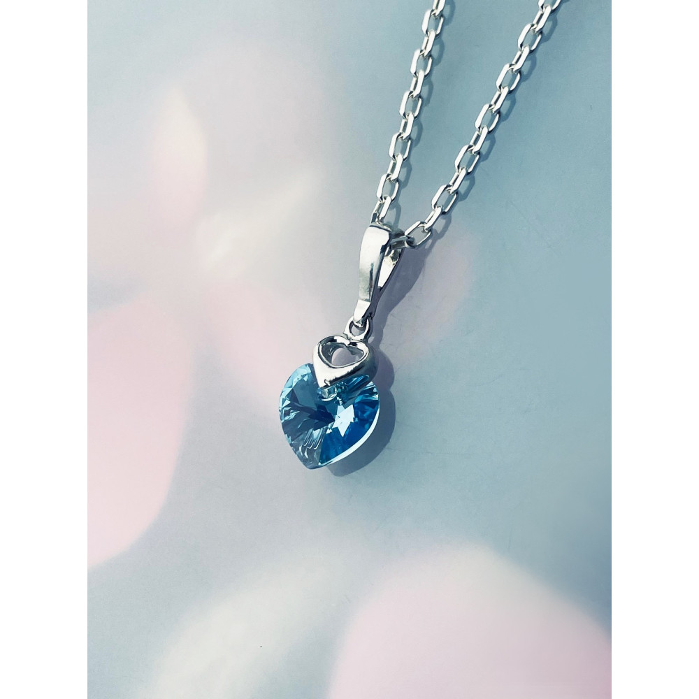 925 Silber Damen Medaillon Anhänger Herz mit Zirkonia