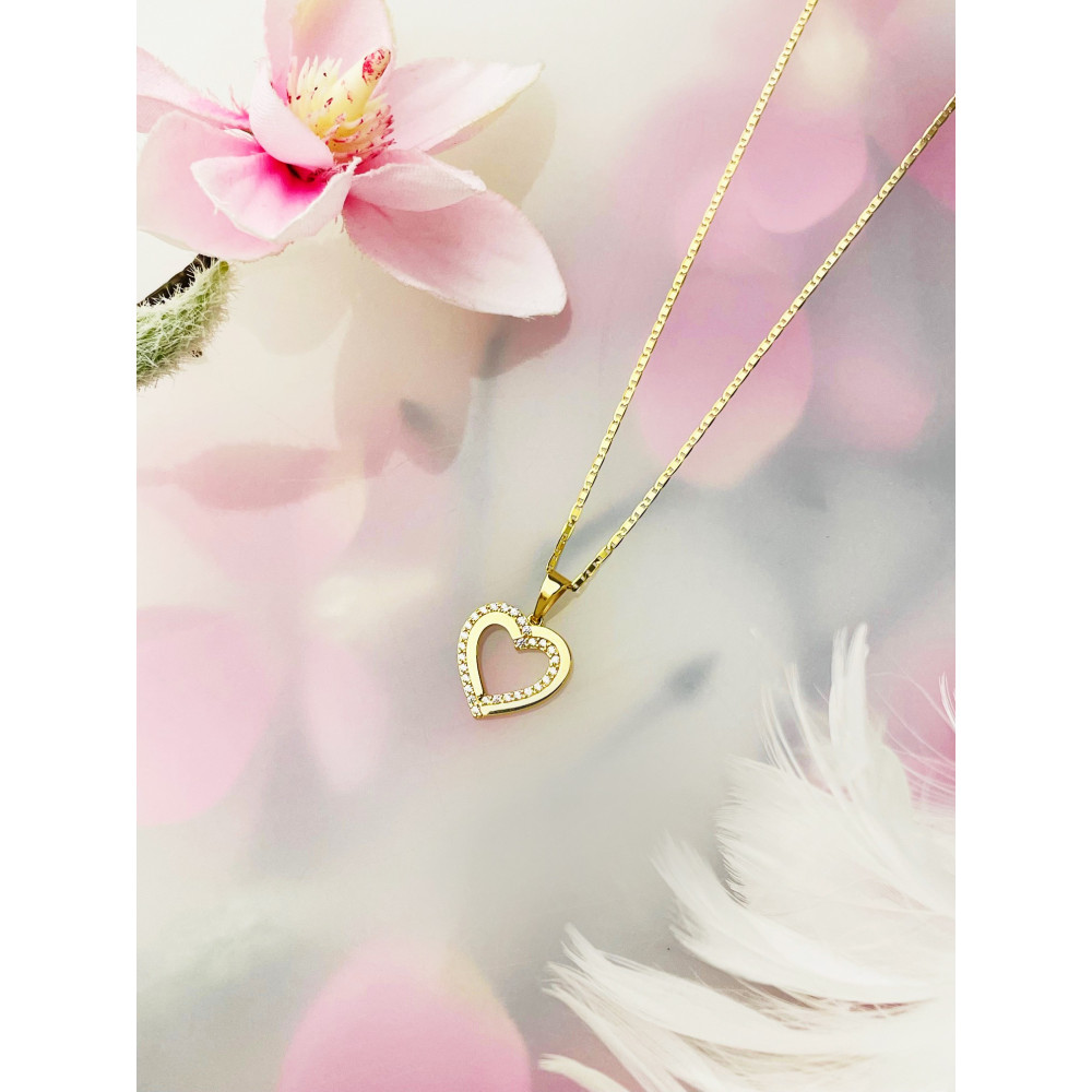 copy of Złoty wisiorek zawieszka rozeta ażurowa