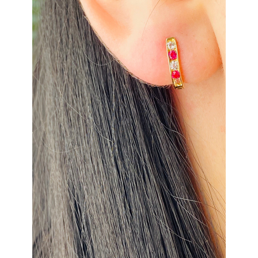 Gold Ohrringe Mit Zirkonia Ohrhänger Ohrstecker Ohrschmuck Gelbgold