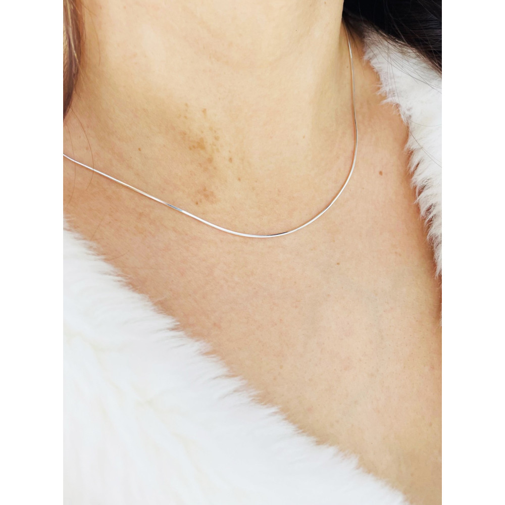 925 Silber Schlangenkette Halskette Collier