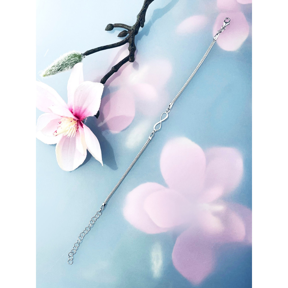 Infinity Armband 925 Silber Damen Kinder