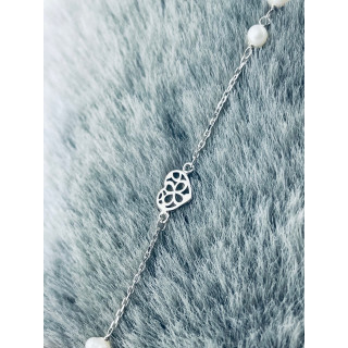 Herz Armband 925 Silber mit Perlen Damen Kinder