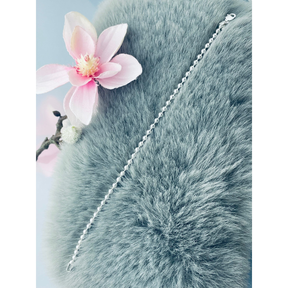 925 Silber Kugel Armband